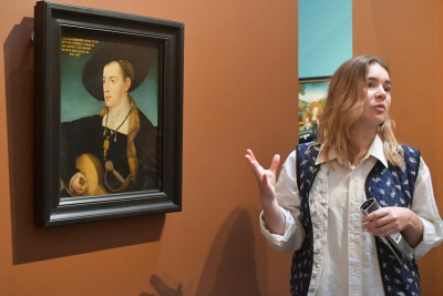 Pr&eacute;sentation de l'exposition &agrave; la presse ce vendredi apr&egrave;s-midi