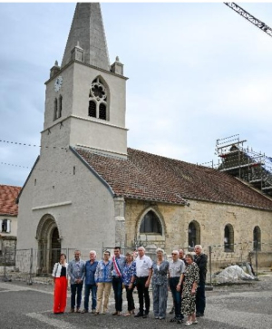 Fertans : la r&eacute;novation de l&rsquo;&eacute;glise est en cours