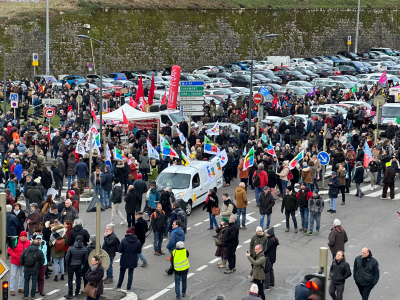 Gr&egrave;ve du 31 janvier : Les manifestants encore plus nombreux dans la rue