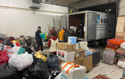 Un convoi en direction de l'Ukraine pour venir en aide &agrave; la population