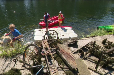 Nettoyage des berges du Doubs : la Soci&eacute;t&eacute; nautique de Besan&ccedil;on mobilis&eacute;e samedi