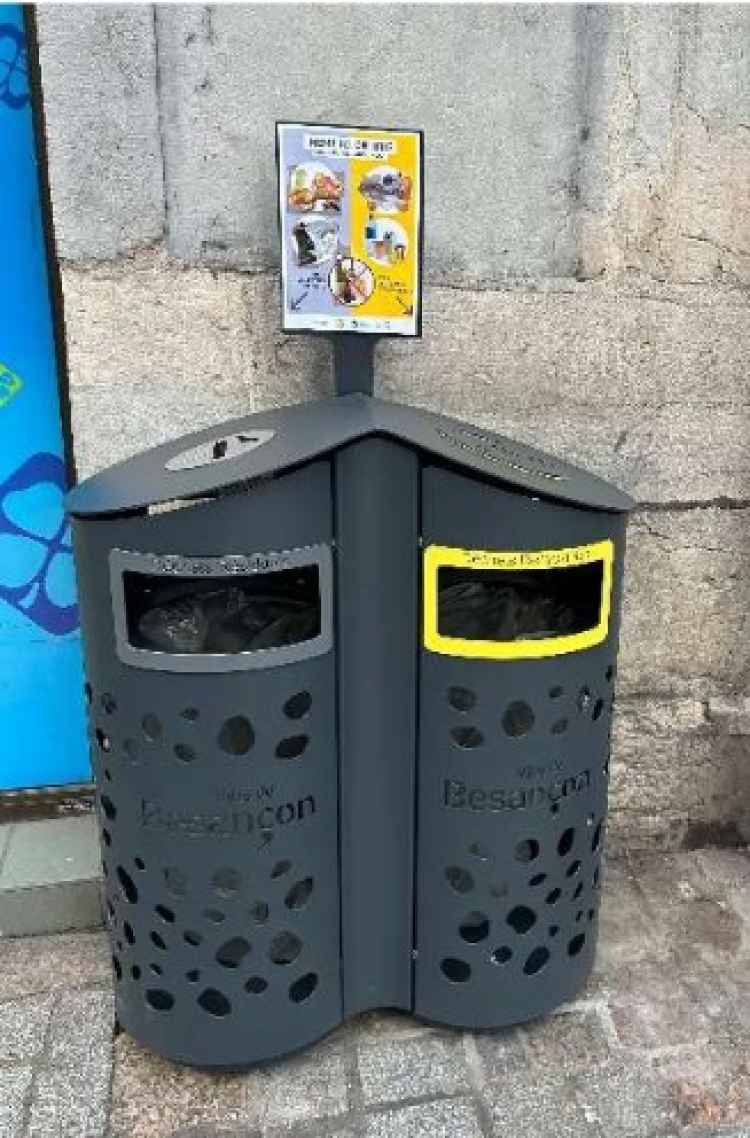 Besançon : De nouvelles installations pour le tri des déchets