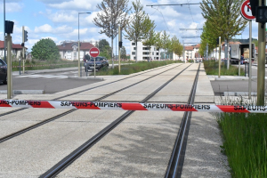 Besançon : Collision entre une voiture et le tramway