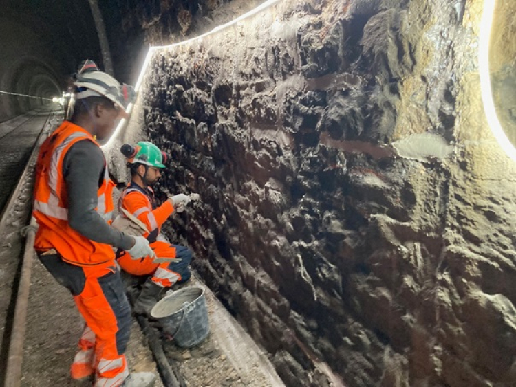 Ligne des Horlogers : modernisation du tunnel de Morre