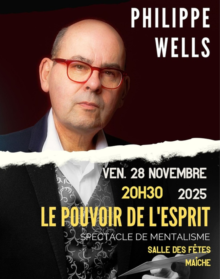 Maîche : Philippe Wells dévoile le Pouvoir de l’Esprit le 26 novembre