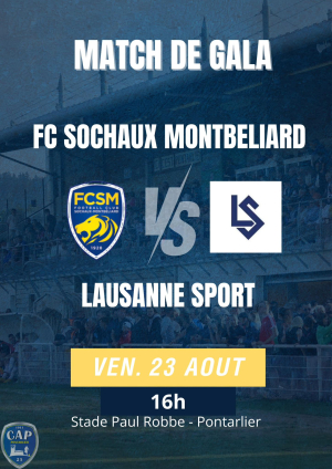 Foot : match de gala à Pontarlier le 23 août