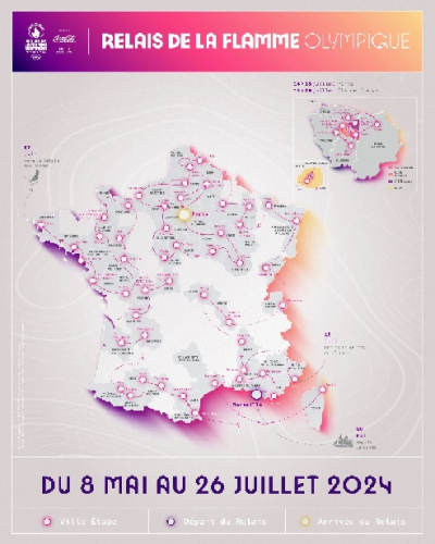 2024 : la flamme olympique attendue le 25 juin dans le Doubs