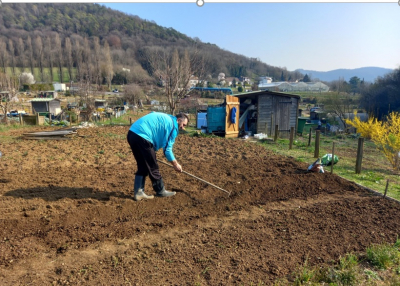 Les jardins partag&eacute;s bisontins : un projet &agrave; dimension familial et social