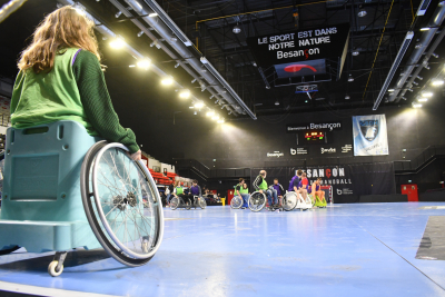 Semaine bisontine du handicap : Une journ&eacute;e d'animations sportives au Palais des Sports
