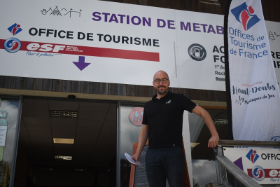 Julien Vrignon, directeur de l'office de tourisme du Haut-Doubs 