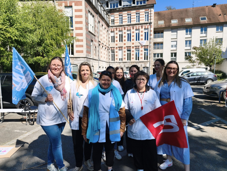 Besan&ccedil;on : mobilisation &agrave; Bellevaux pour d&eacute;noncer le manque de personnel apr&egrave;s la fusion avec le CHU