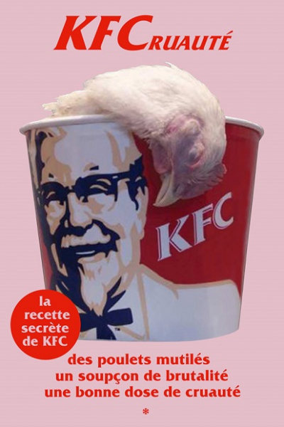 Besan&ccedil;on : Action devant le KFC du centre-ville