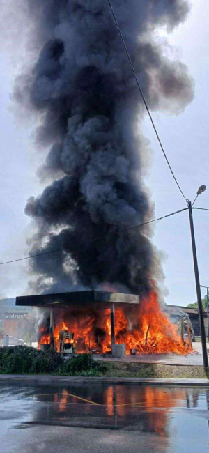 Mouchard : feu de poids lourd maîtrisé par les pompiers