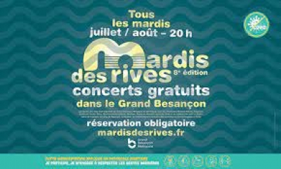 Mardis des rives : Annulation du concert de ce soir &agrave; Deluz
