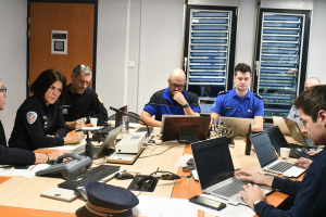 Le Centre d’information et de commandement de la police nationale du Doubs à Besançon
