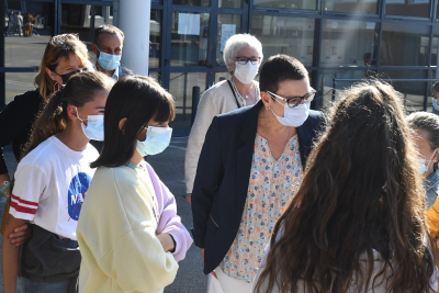 Rentr&eacute;e des classes : La Pr&eacute;sidente du d&eacute;partement &laquo; sereine et confiante &raquo;