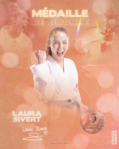 Karat&eacute; : M&eacute;daille historique pour Laura Sivert et le club Sauvegarde de Besan&ccedil;on