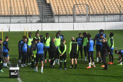 Le FCSM s'entra&icirc;nait au Stade L&eacute;o Lagrange ce mercredi