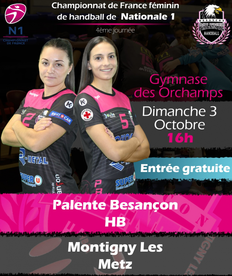 Hand féminin : le super début de saison du Palente Besançon Handball