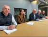 Ludovic Fagaut et une partie de sa liste "Ensemble Besan&ccedil;on Avance"  