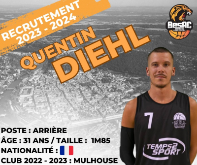 Basket : le BesAC confirme une troisi&egrave;me recrue