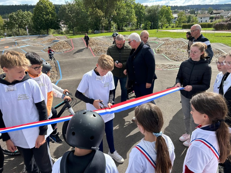 Doubs : Pumptrack, la 1ère  réalisation du Conseil Municipal des Jeunes