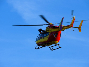 Tavaux : Grave accident. Une femme héliportée