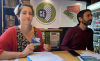 Marion Fichet, Charg&eacute;e de communication de la Pive, et Baptiste Billot, coordinateur de La Pive