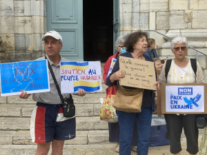 Besançon : faible mobilisation pour l&#039;Ukraine