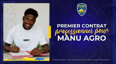 Sochaux / L2 : 1er contrat professionnel pour Manu Agro
