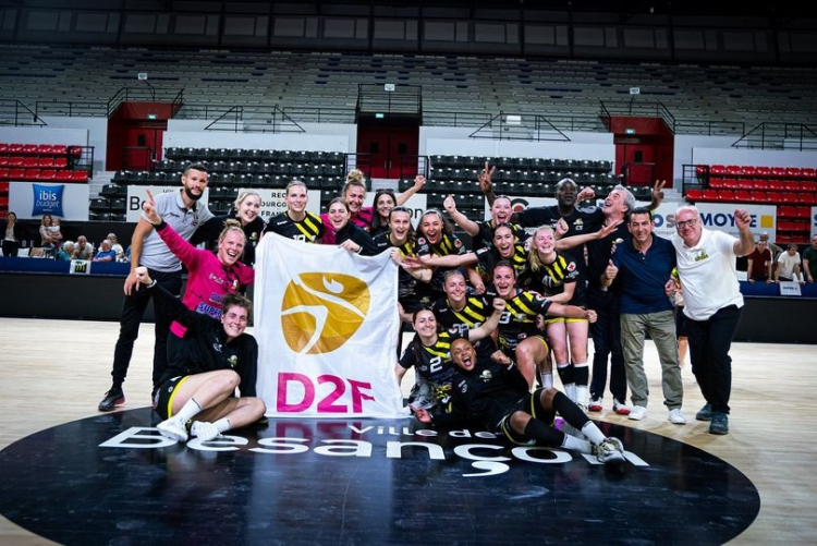 Handball : les filles de Palente Besançon retrouvent la D2 féminine
