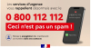 Urgences : le 0.800.112.112 n'est pas un spam