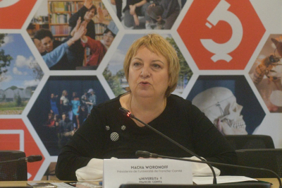 Macha Woronoff, pr&eacute;sidente de l'universit&eacute; de Franche-Comt&eacute; 