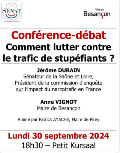 Besan&ccedil;on : conf&eacute;rence-d&eacute;bat sur le narcotrafic