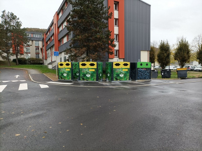 Station de tri, 5 rue Goya &agrave; Planoise. Photo : Grand Besan&ccedil;on M&eacute;tropole 