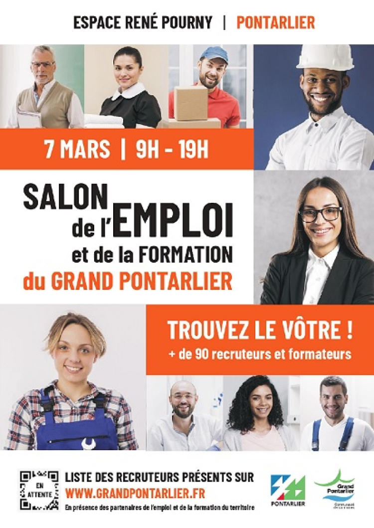 Pontarlier / Salon de l&rsquo;Emploi et de la Formation : inscriptions ouvertes jusqu&rsquo;au 27 mars