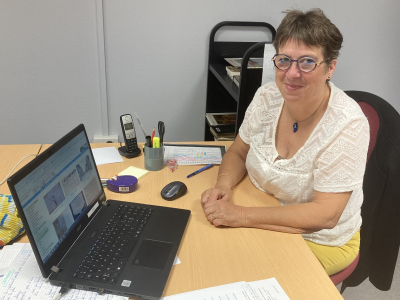 Annie Brischoux, directrice des lieux 
