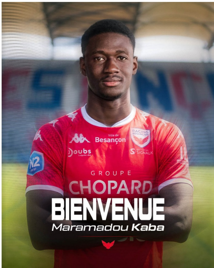 Football : le Racing Besan&ccedil;on mise sur Maramadou Kaba