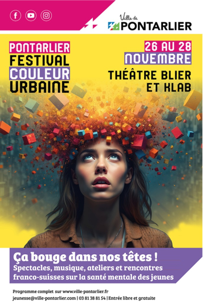 Ev&egrave;nements : Couleur Urbaine fait vibrer Pontarlier autour de la sant&eacute; mentale
