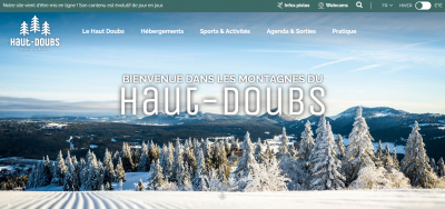 Plus esth&eacute;tique et fonctionnel, un nouveau site internet pour l&rsquo;office de tourisme du pays du Haut-Doubs