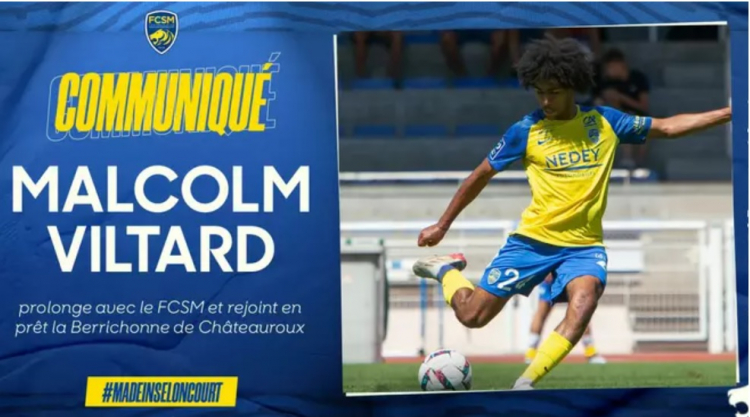 Foot / FCSM  : M. Viltard prolonge et rejoint en prêt Chateauroux