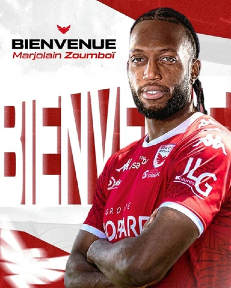 Football  : le Racing Besan&ccedil;on recrute Marjolain Zoumbo&iuml;