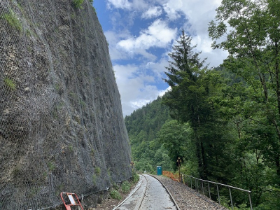 Modernisation de la ligne des Horlogers : Le tunnel de Remonot en travaux