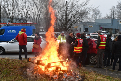 Mobilisation des agents de l&rsquo;&eacute;nergie &agrave; Besan&ccedil;on