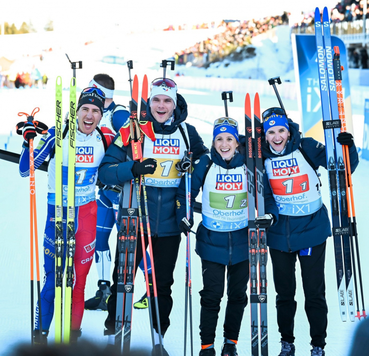 Mondiaux de biathlon : La Norvège décroche l&#039;or au relais mixte. Du bronze pour l&#039;équipe de France