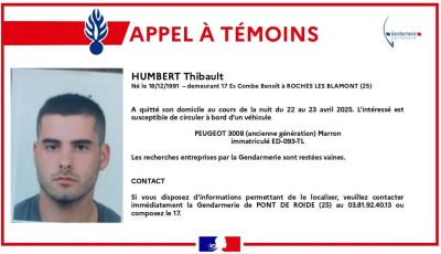 Doubs : disparition inqui&eacute;tante