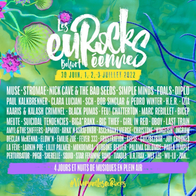 Eurock&eacute;ennes 2022 : Muse, Stromae et Bob Sinclar comme t&ecirc;tes d'affiche