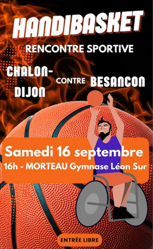 Morteau : match de handibasket ce samedi au gymnase Léon Sur