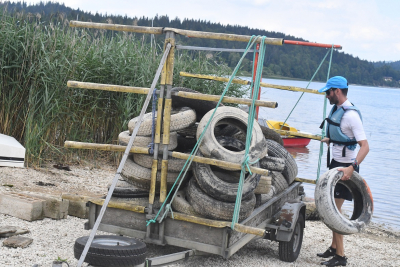 Environnement : au moins 10 m3 de d&eacute;chets r&eacute;colt&eacute;s dans le lac Saint-Point