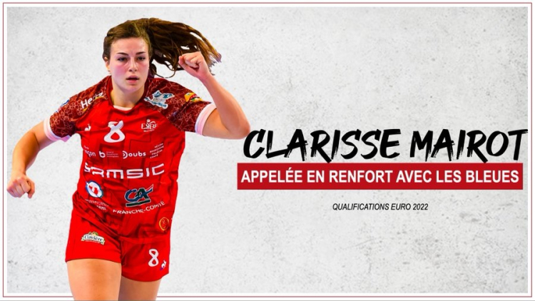 Handball : Clarisse Mairot appelée en équipe de France
